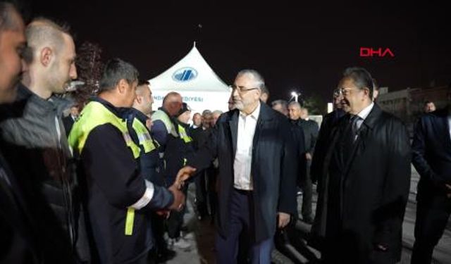 Bakan Işıkhan, işçilerle bir araya geldi