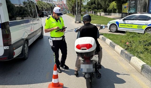 Manisa’da motosikletlere sıkı takip!
