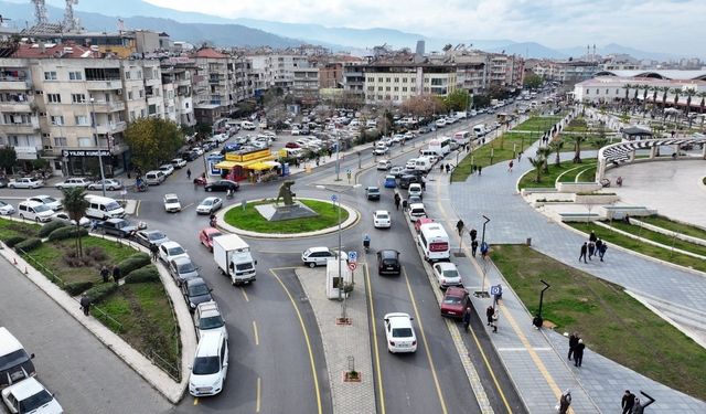 Manisa trafiği yoğunlaşıyor: Araç sayısı kaç oldu?