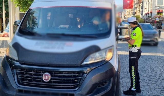 Manisa’da 9 okul servisine ceza!