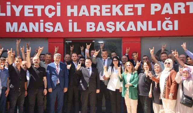 MHP Manisa İl Başkanlığı'nda bayramlaşma programı