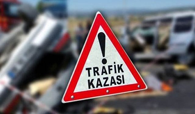 Foça-Bağarası yolunda kahreden kaza