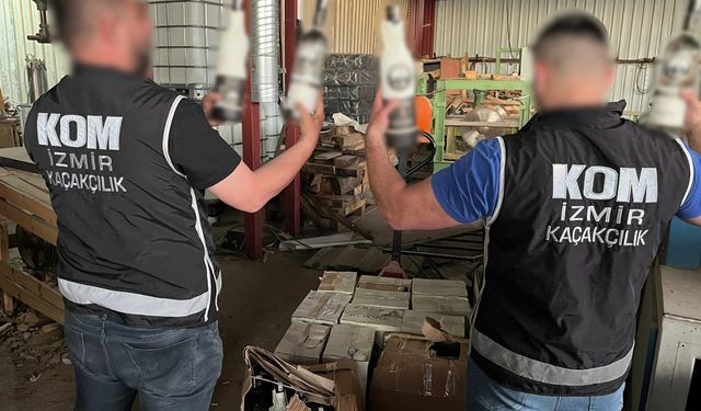 İzmir'de 6 milyon liralık sahte alkol operasyonu!