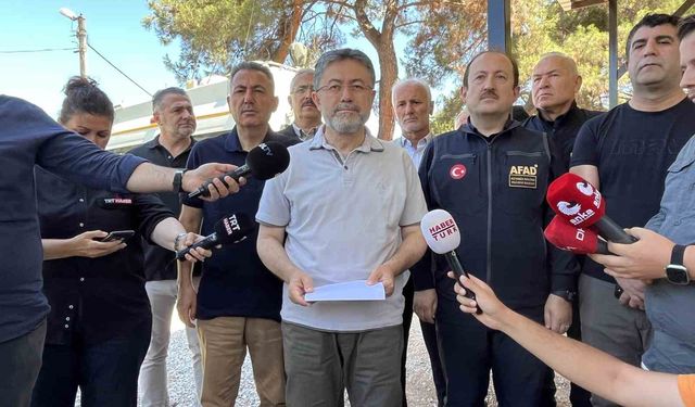 Bakan Yumaklı'dan, İzmir ve Manisa'daki yangınlarla ilgili açıklama!