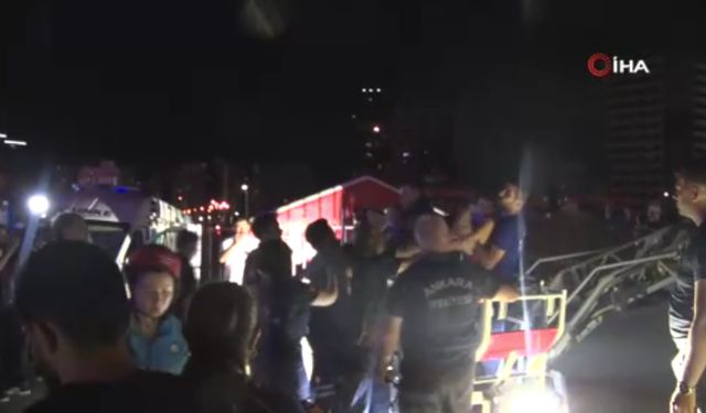 Ankara'dan kahreden haber! 26 katlı binada yangın: Ölü ve yaralılar var