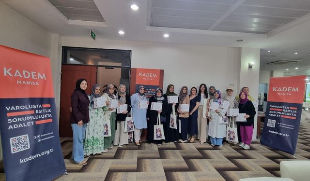 KADEM Manisa’da 3 Aylık Sosyal Etki Projesi sona erdi