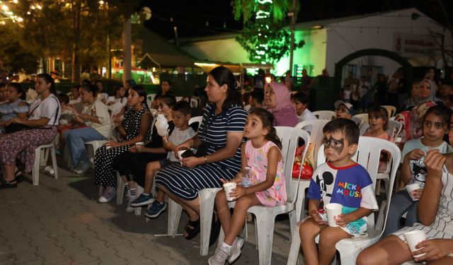 Karaoğlanlı’da çocuklara keyifli akşam