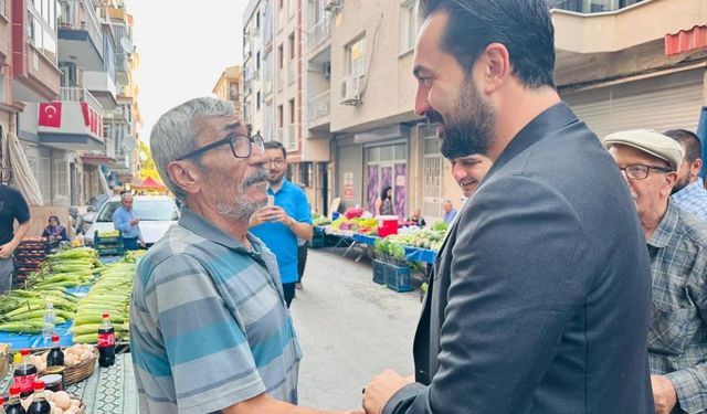 AK Partili Arınç pazarcı esnafını dinledi!