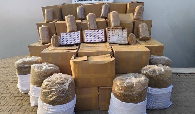 Manisa'da kaçak tütün operasyonu