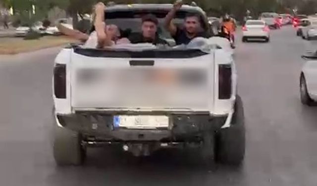 Pikabını havuz yaptı... Pahalıya mal oldu!