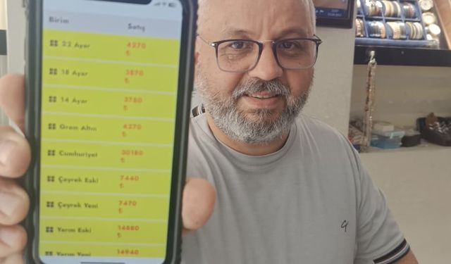 Manisa'da altın fiyatları anlık olarak takip edilebilecek!