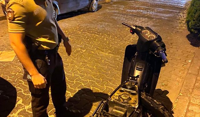 Manisa’da bekçilerin dikkati çalıntı motosikleti yakalattı