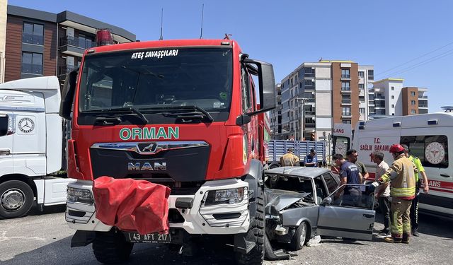 Manisa'da yürekleri ağza getiren kaza!
