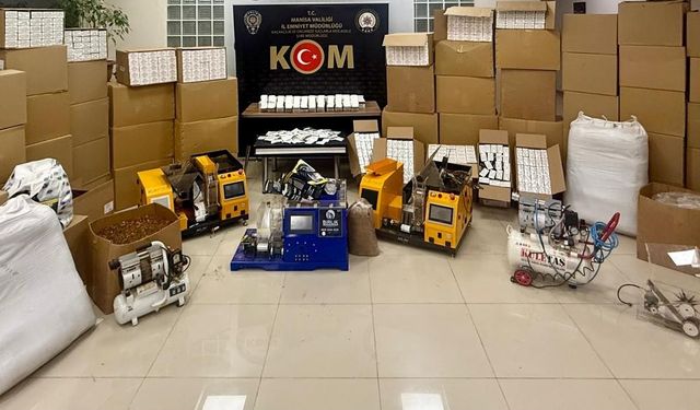 Manisa'da  kaçakçılık operasyonları: 35 şahıs gözaltında