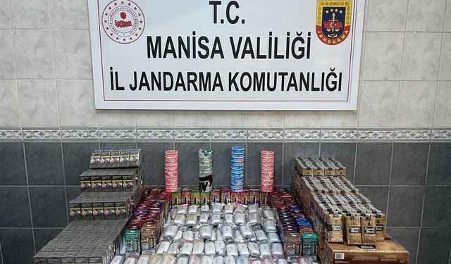 Manisa’da kaçak elektronik sigara ve sigara operasyonu