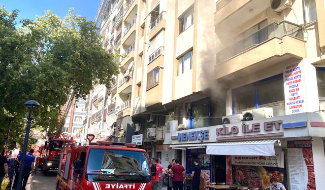 Manisa’da restoranda yangın paniği!