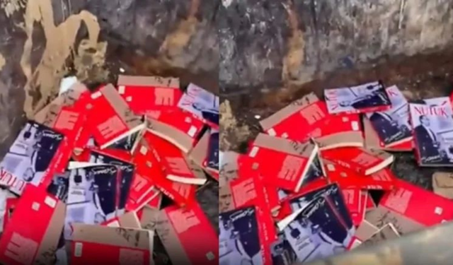 Lisede Nutuk kitapları çöpe atıldı, CHP'den sert tepki geldi