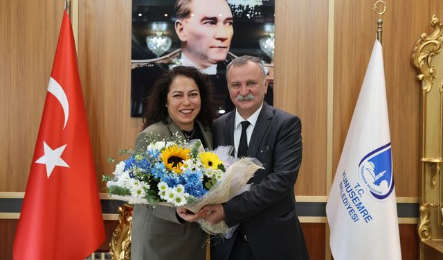 Başkan Balaban,Baro Başkanı Yeşil'i ağırladı