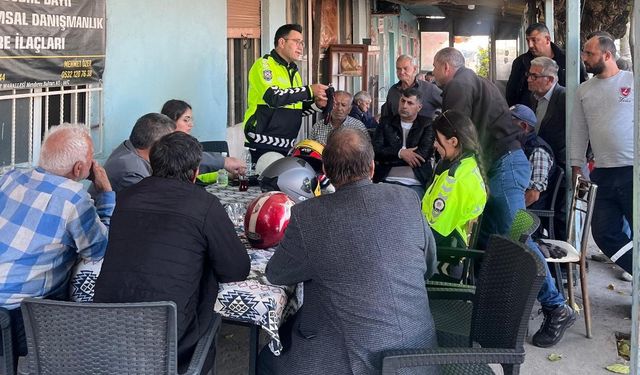 Salihli’de trafikte yeni güvenlik kuralları anlatıldı