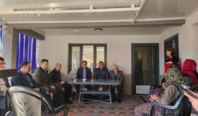 Şehit Polis Ali Barut’un ailesine taziye ziyareti