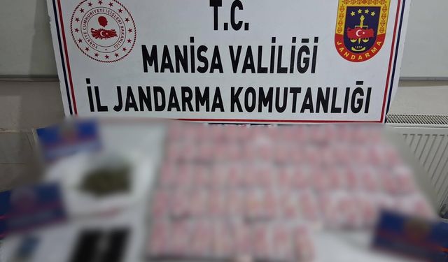Salihli'de yasaklı madde baskını: 2 kişi tutuklandı