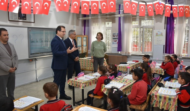 Kaymakam Güldoğan’dan eğitim ziyareti