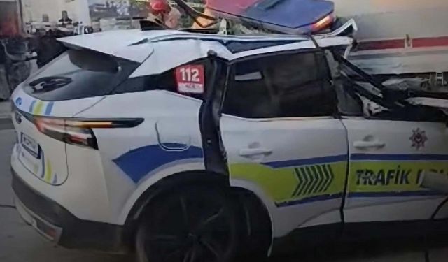 Polis Ali Barut'un şehit olduğu kaza anı