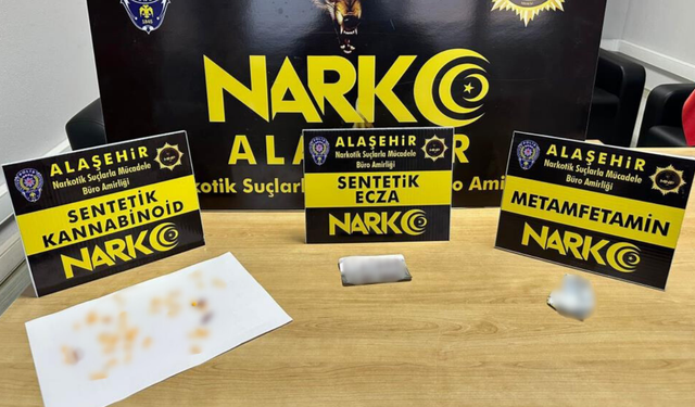 Alaşehir’de yasaklı madde operasyonu: 1 şüpheli tutuklandı