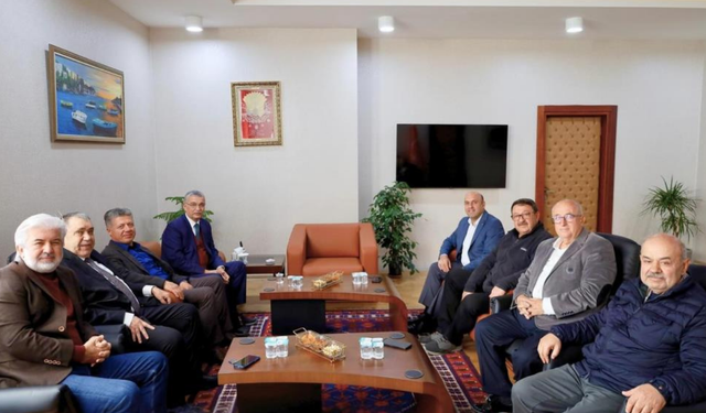 Manisa Heyeti Kaymakam Can’ı ziyaret etti