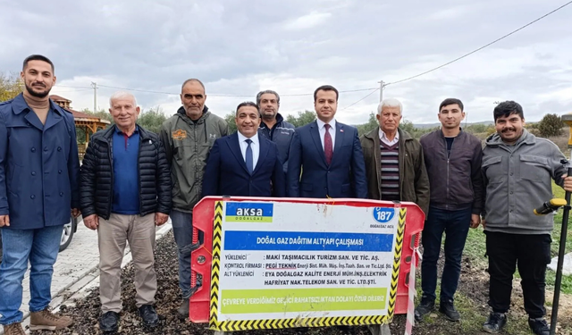 Manisa Köprübaşı'nda tarihi adım: İlk doğalgaz hattı döşeniyor