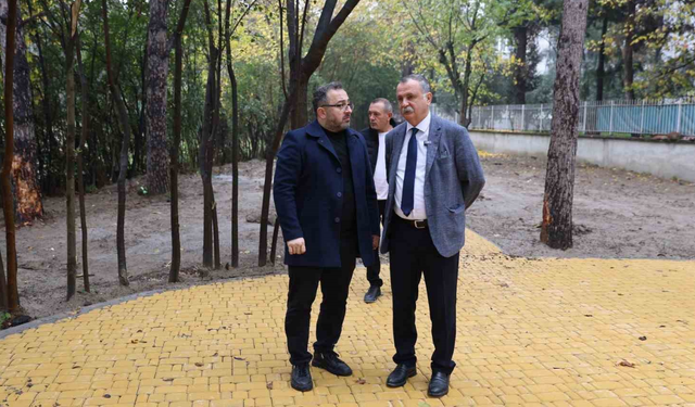 Başkan Balaban Emekli Kafe'nin çalışmalarını yerinde inceledi