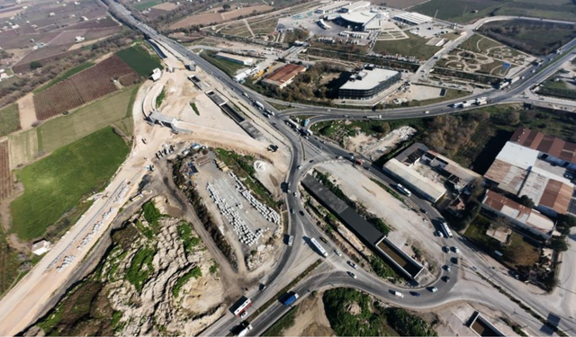 Gediz Kavşağı’nda çalışmalar hızla sürüyor