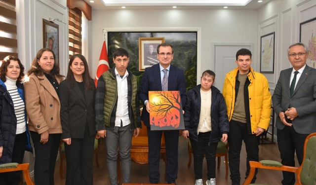 Kaymakam Güldoğan’dan özel öğrencilere ziyaret