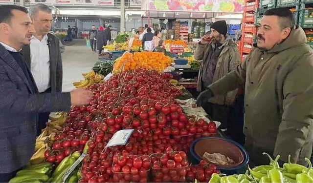 Manisa'da esnaf Milletvekiline dert yandı