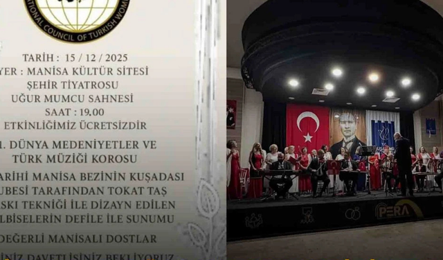 Manisa'da Türk Kadınlar Konseyi Gülşah Durbay'ın sağlık sorunları nedeniyle iptal edildi