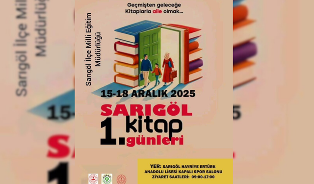 Sarıgöl’de kültür buluşması: İlk kitap fuarı başlıyor