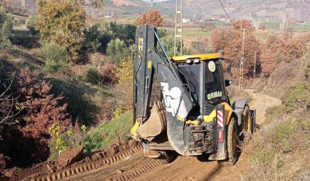 Sarıgöl’de kırsal yollar yenileniyor