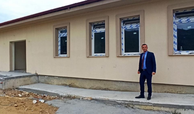 Sarıgöl'de yarım kalan okul inşaatında son aşamaya gelindi