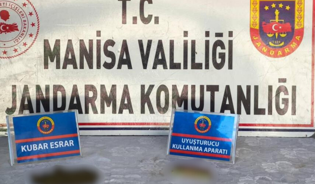 Salihli'de yasaklı madde operasyonu