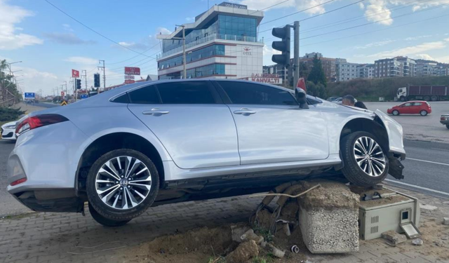 Turgutlu’da trafik kazası: 1 yaralı