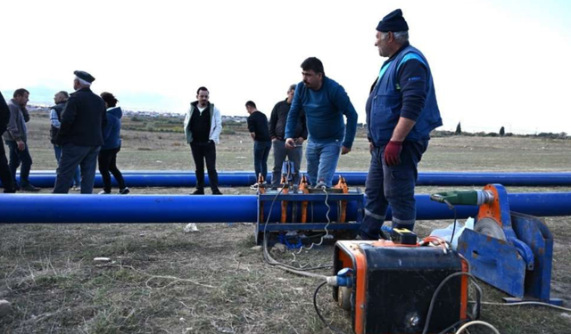 MASKİ, Alaşehir’de 45 yıllık içme suyu hattını yeniliyor