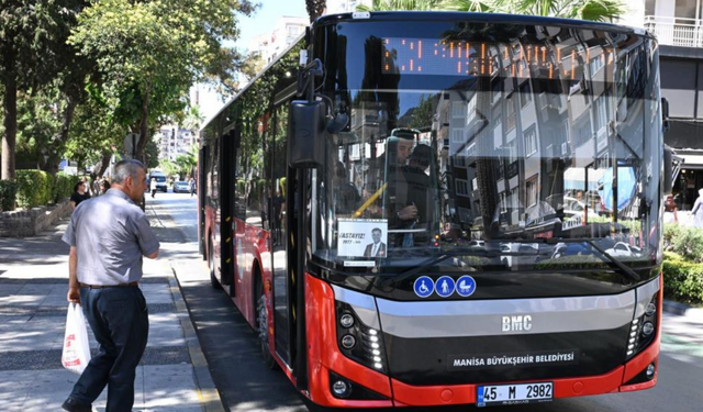 Manisa’da bayramda ücretsiz ulaşım rekor ilgi gördü