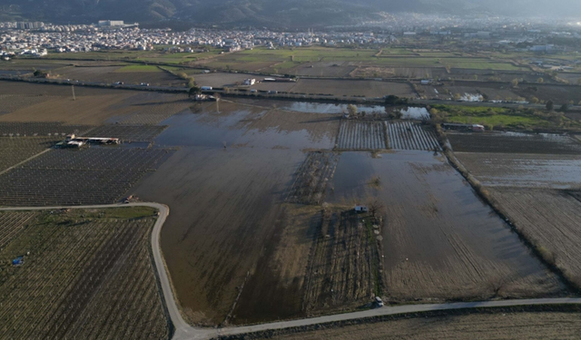 Manisa'da taşkından etkilenen Gediz Ovası normale döndü