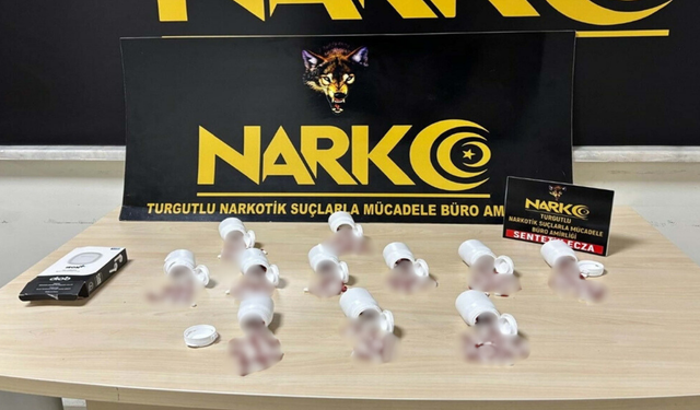 Turgutlu’da sentetik hap operasyonu: 2 tutuklama