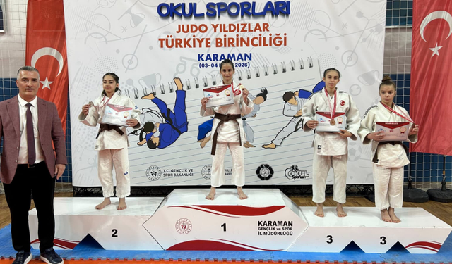 Yunusemreli judocular Karaman'dan üç Türkiye derecesi ile döndü