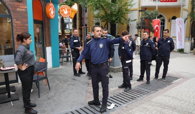 Şehzadeler’de kaldırım işgaline zabıta denetimi