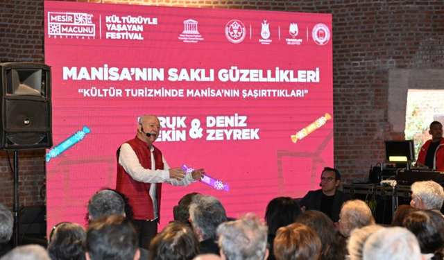 Manisa Mesir Festivali’nde kültür turizmi söyleşisi yoğun ilgi gördü