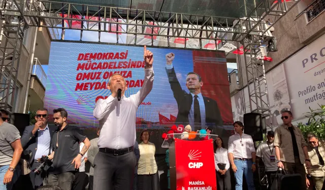 Özgür Özel memleketinden rest çekti: Bu mücadeleden ölmek var, dönmek yok!