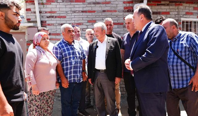 Başkan Dutlulu selzedeleri ziyaret etti: 700 bin TL destek sağlandı