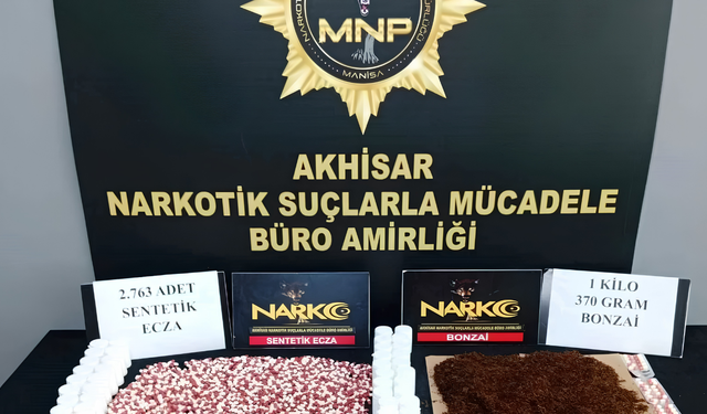 Manisa’da yasaklı madde operasyonu: 24 şüpheliden 21’i tutuklandı